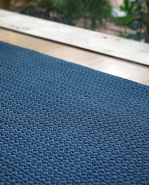 BRAIDED Navy blue - RUGit